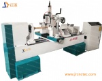 Wood CNC Lathe Machine for stairs with one spindle